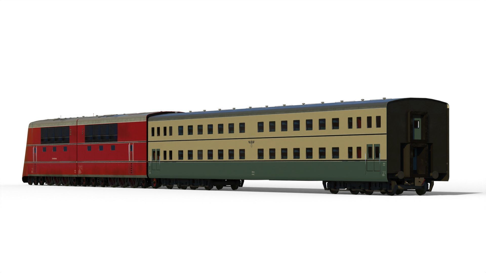 Breitspurbahn locomotive henschel 3D model_10