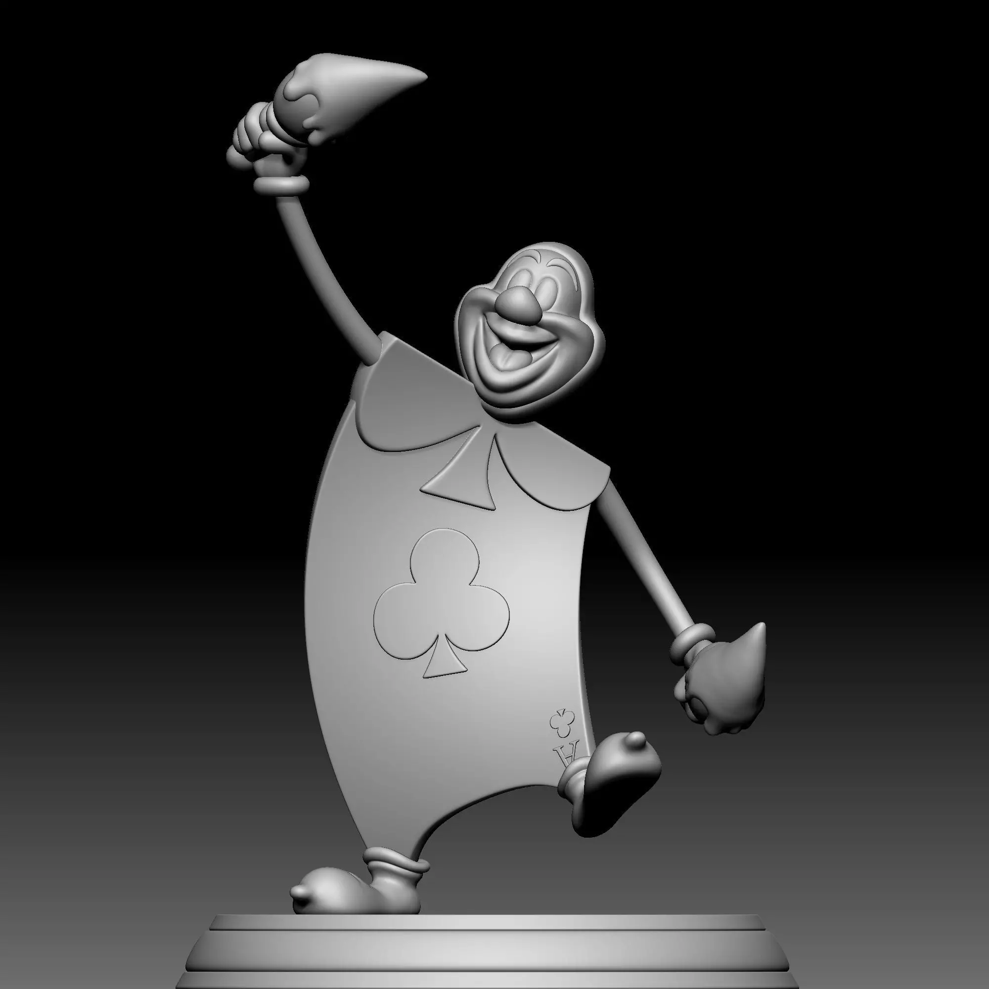 The Playing Card - Alice in Wonderland - 050 3D print model_0