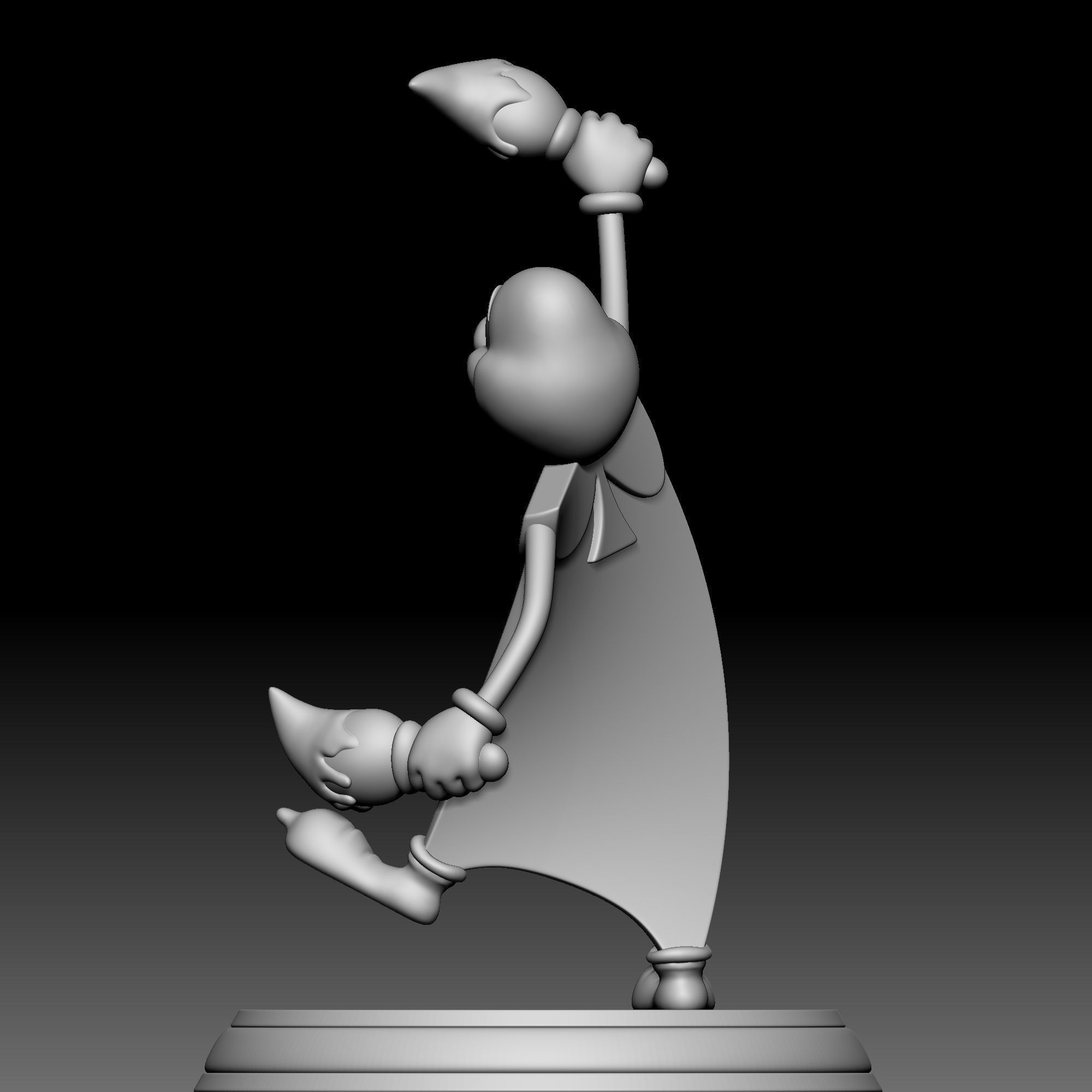 The Playing Card - Alice in Wonderland - 050 3D print model_3