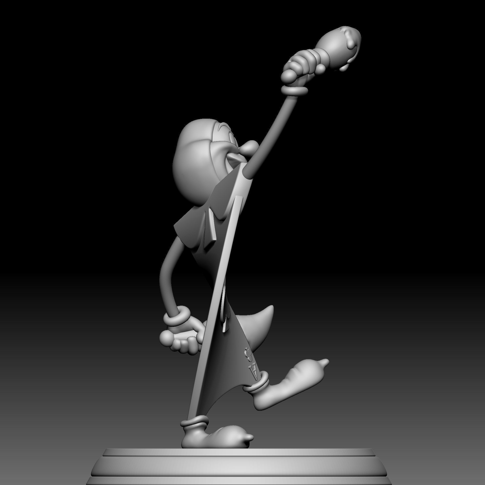 The Playing Card - Alice in Wonderland - 050 3D print model_6