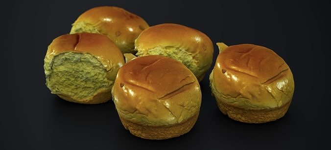 BROACH BREAD ROLLS 2024 3D model 2