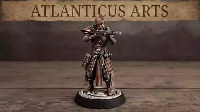 Female Human Artificer - Alera Stormforge - Light Crossbow