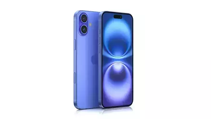 Apple iPhone 16 Plus Low-poly 3D model