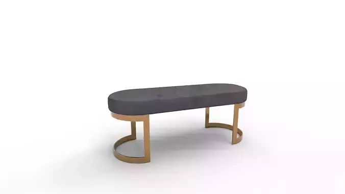 Meridian Furniture Lemar Velvet Bench