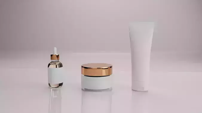 Cosmetic Bottles and Tube Set