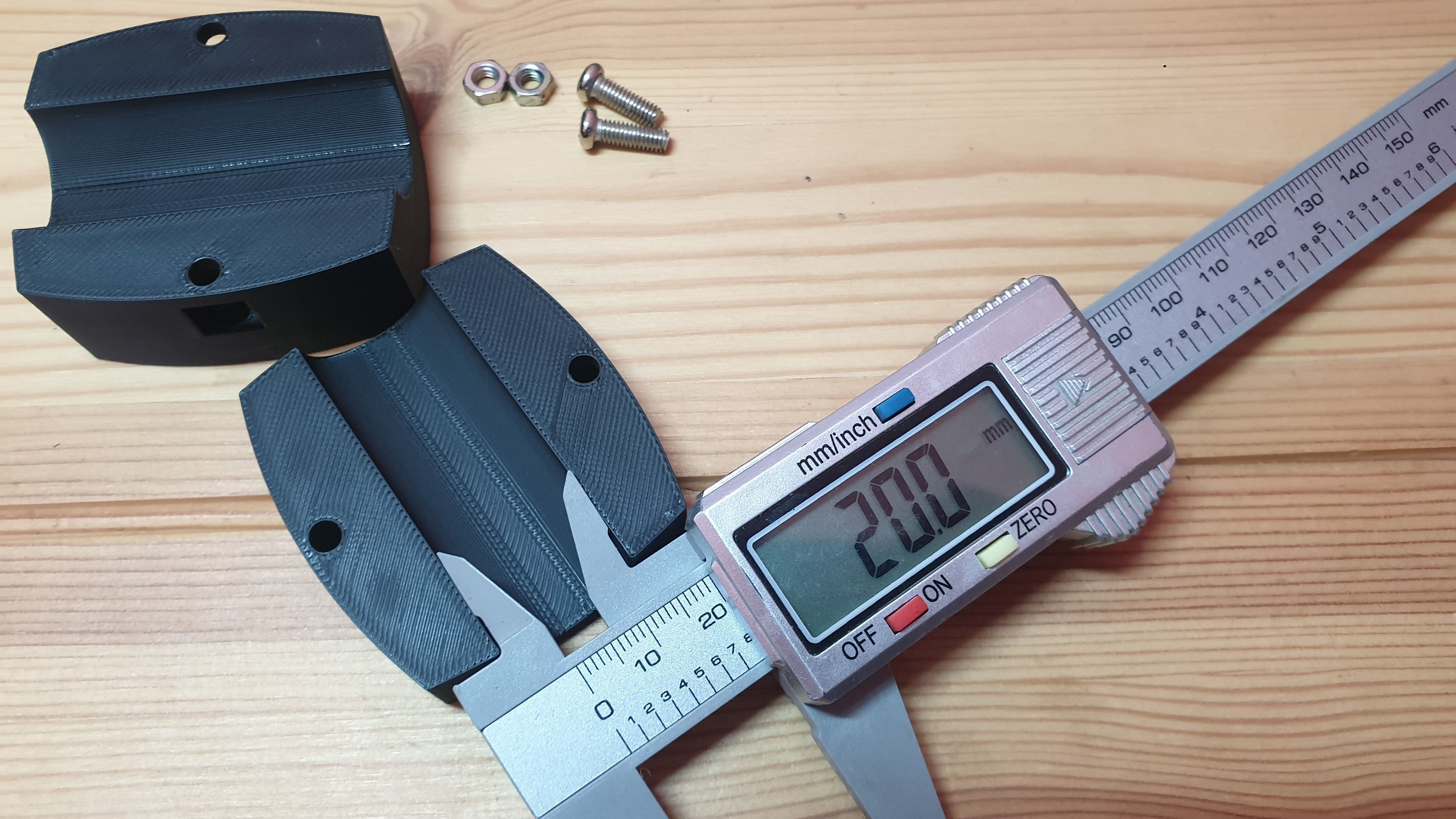 Tripod to selfie stick adapter or joiner for overhead recording  3D print model_20