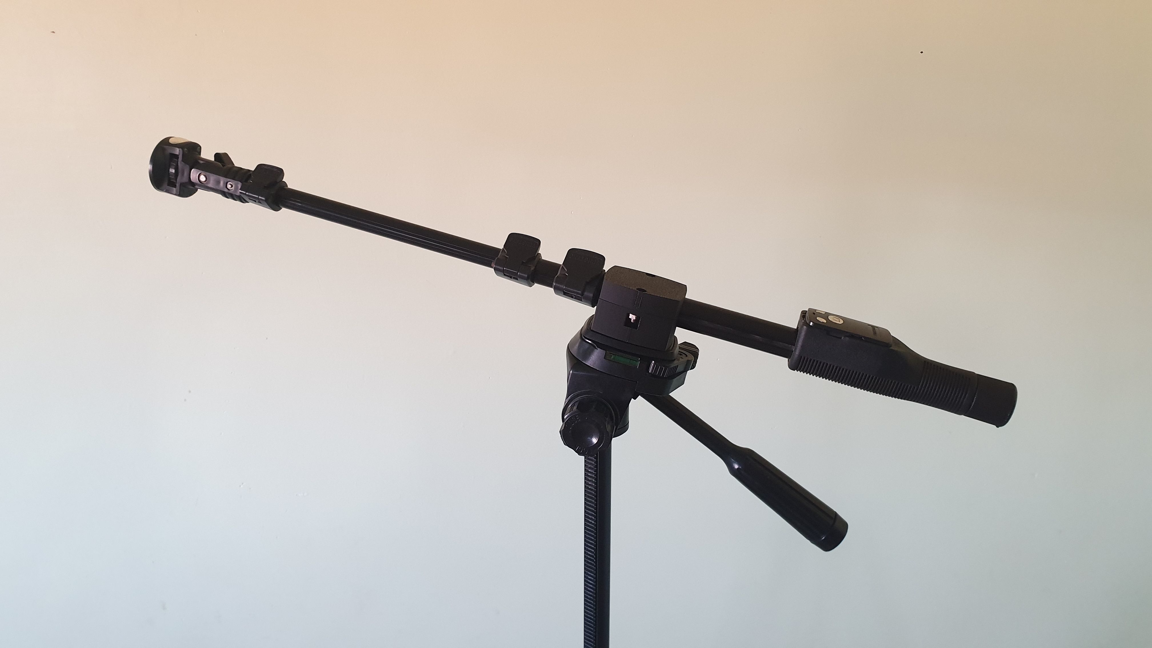 Tripod to selfie stick adapter or joiner for overhead recording  3D print model_5