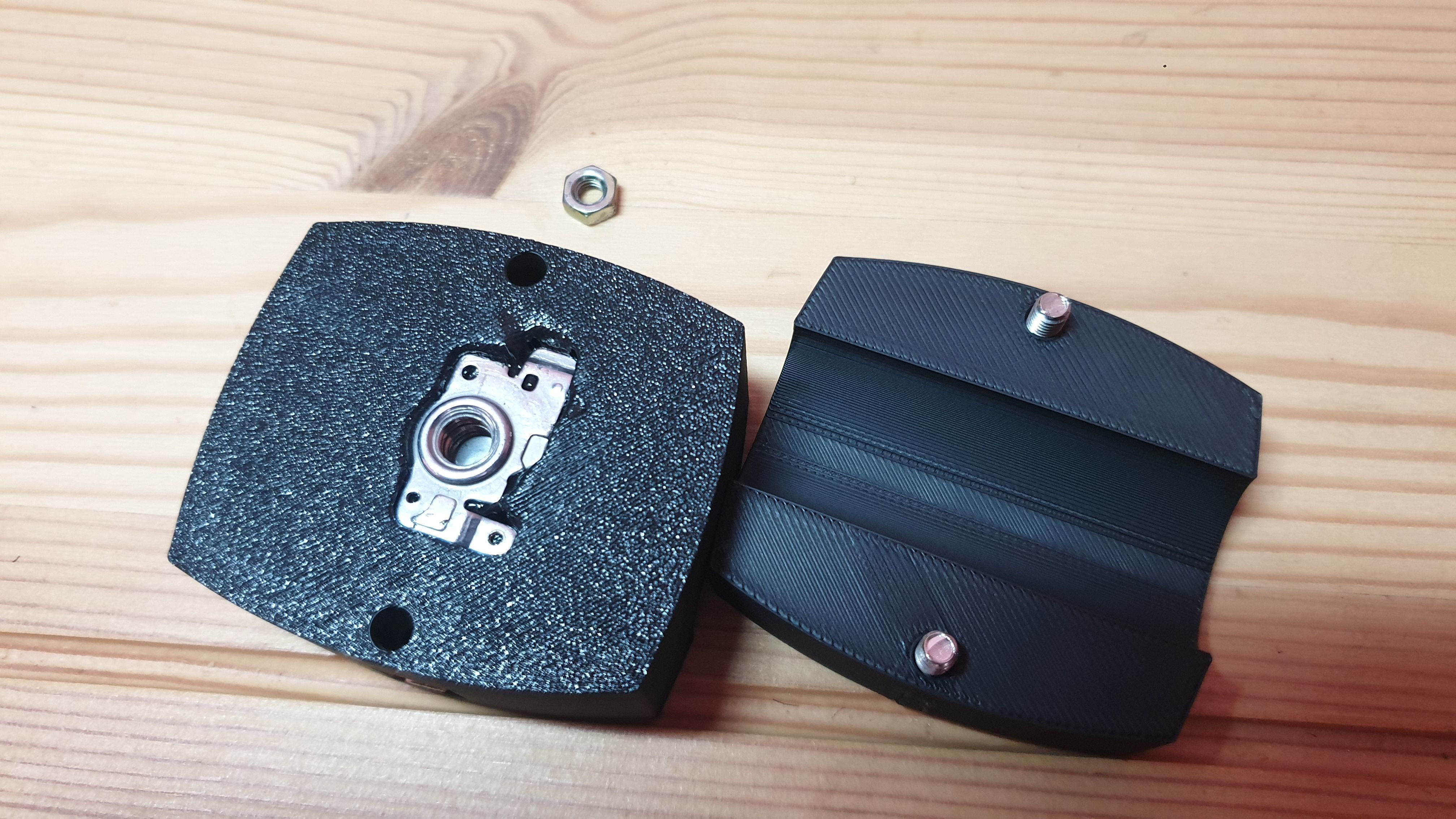 Tripod to selfie stick adapter or joiner for overhead recording  3D print model_3