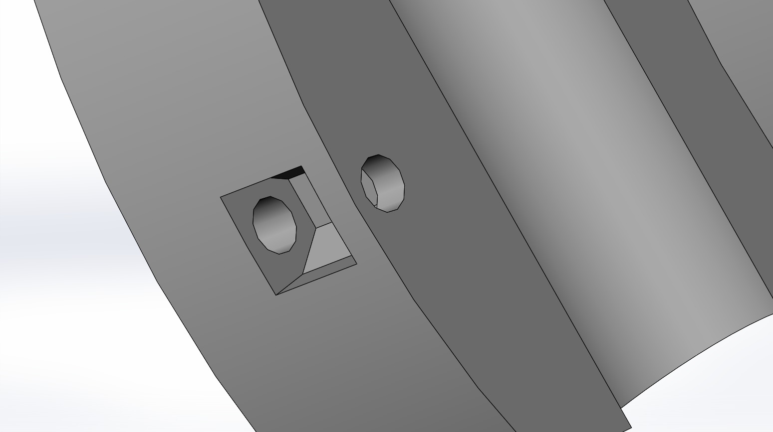 Tripod to selfie stick adapter or joiner for overhead recording  3D print model_24