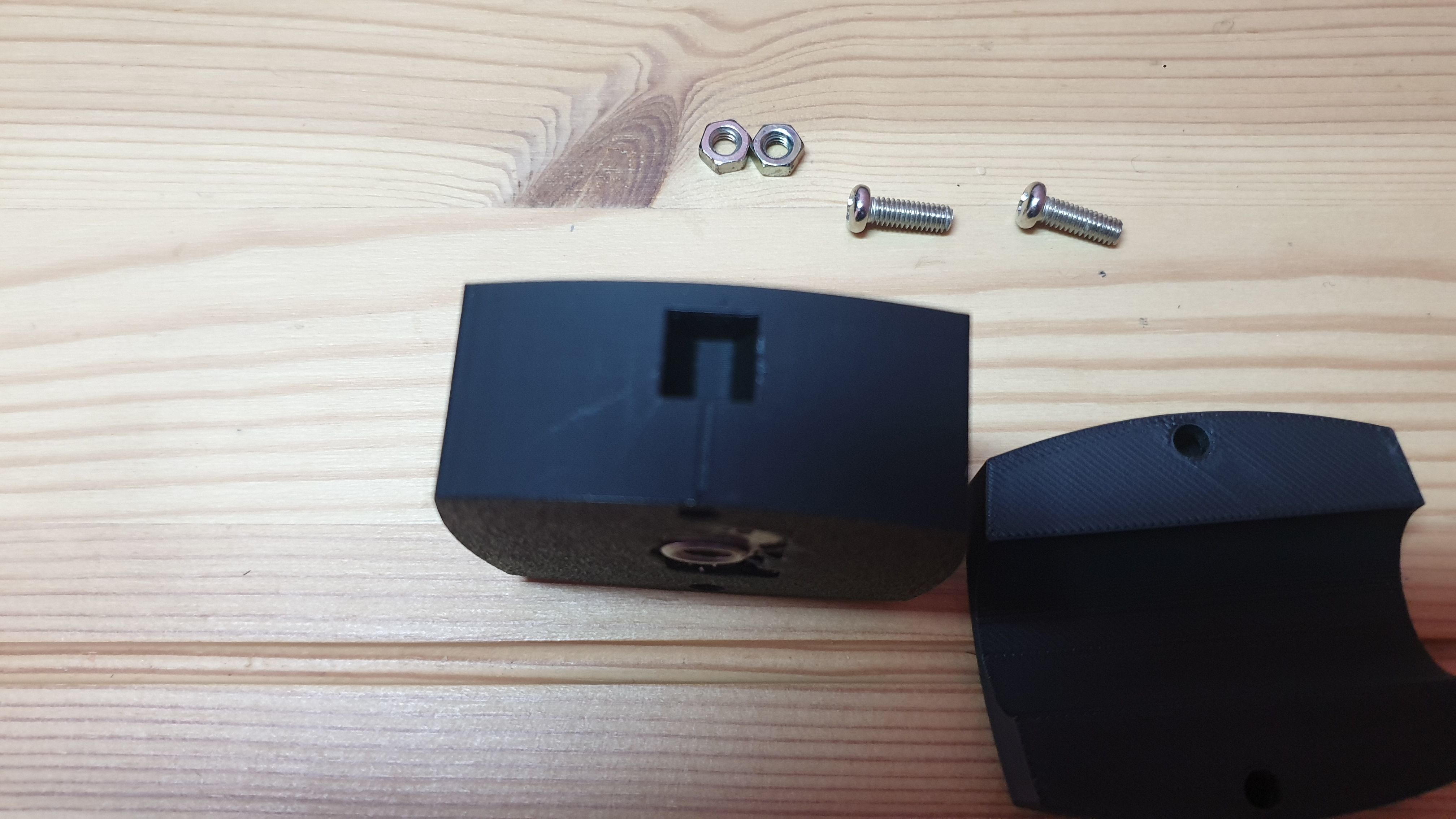 Tripod to selfie stick adapter or joiner for overhead recording  3D print model_18