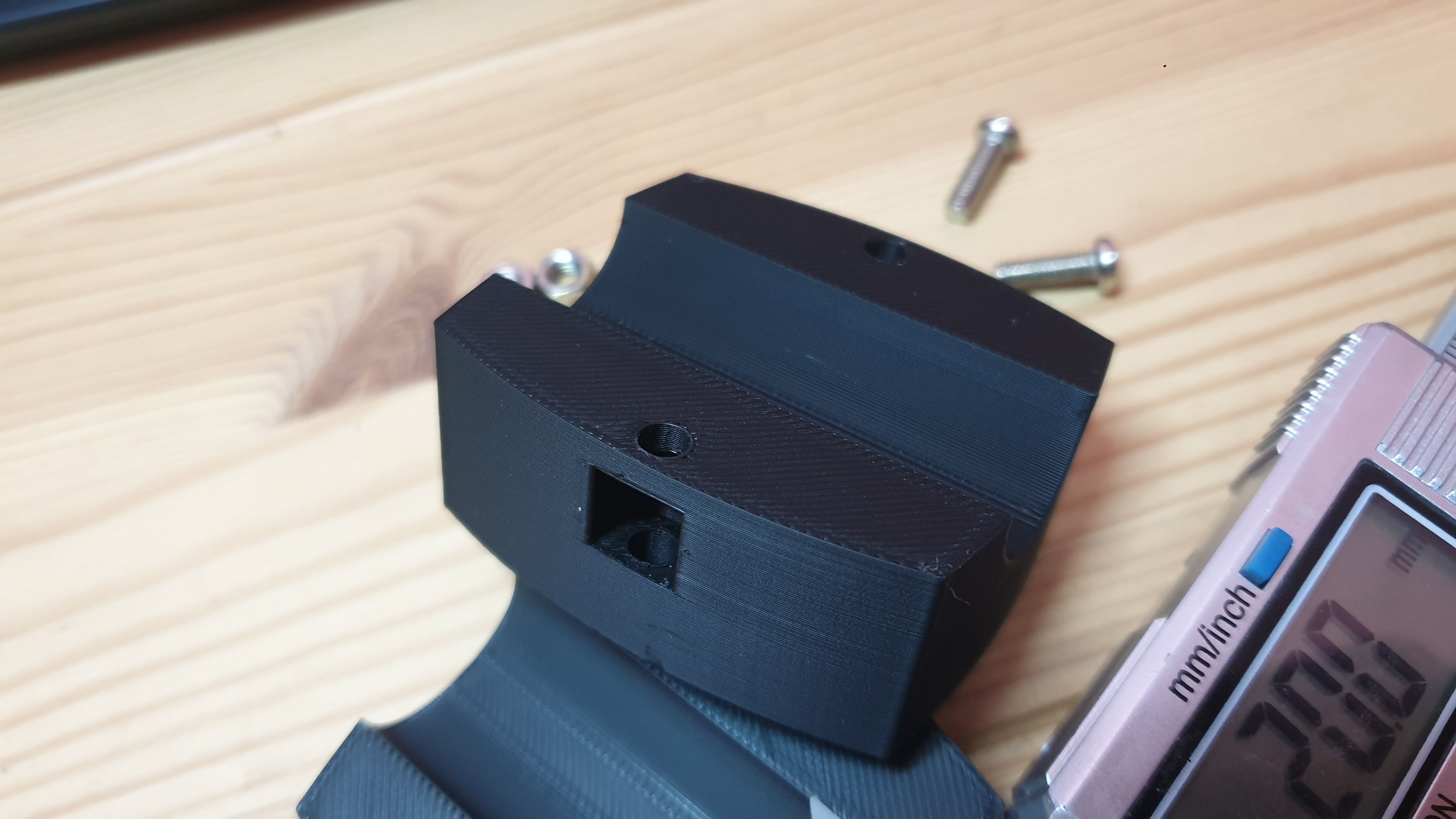 Tripod to selfie stick adapter or joiner for overhead recording  3D print model_21