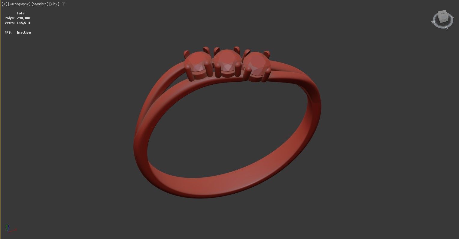 3D model of a ring 3D model_1