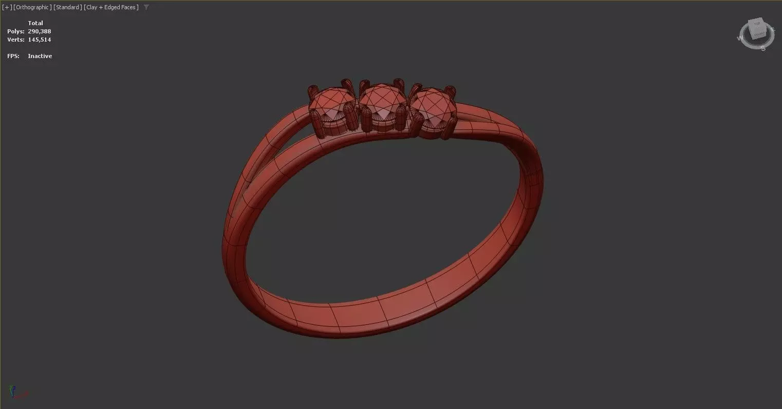 3D model of a ring 3D model_0