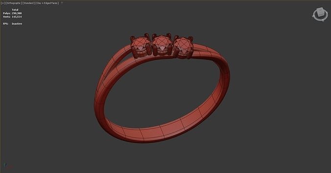 3D model of a ring 3D model