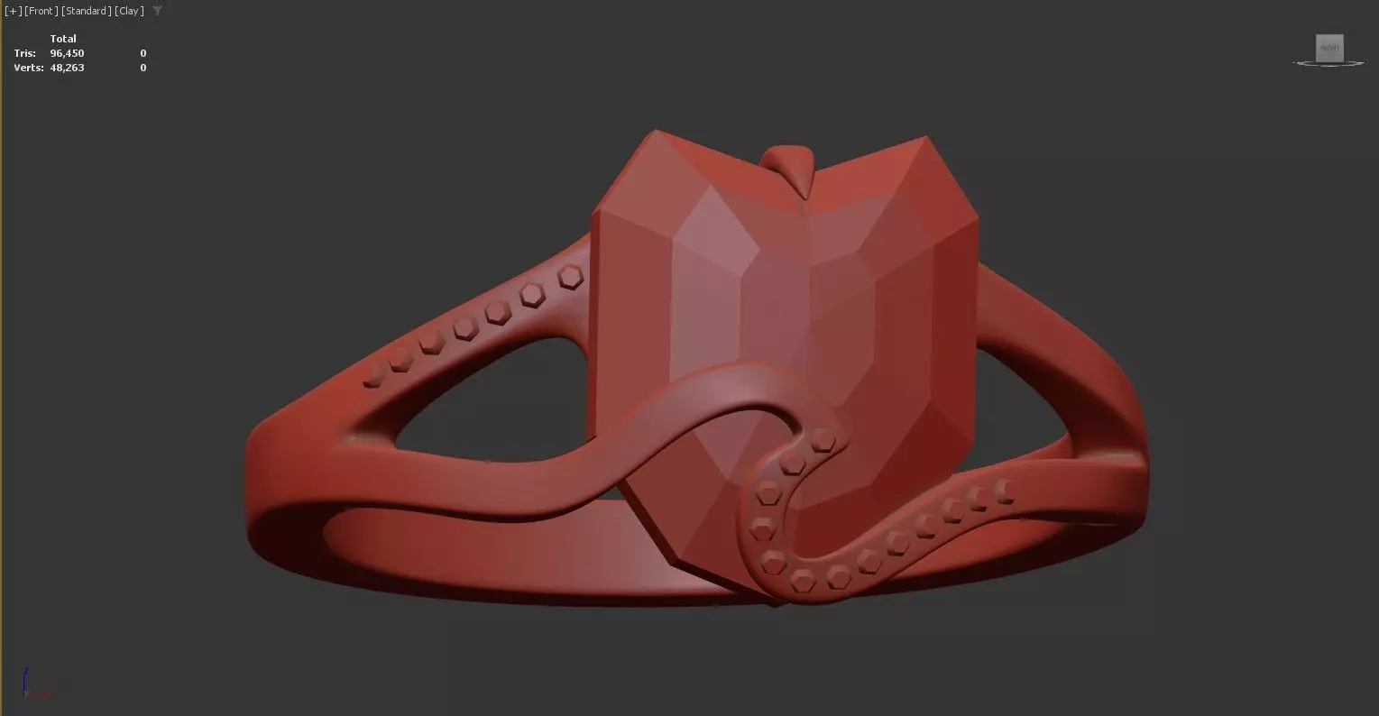 3D model of a ring 3D print model_0