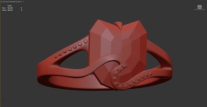 3D model of a ring 3D print model