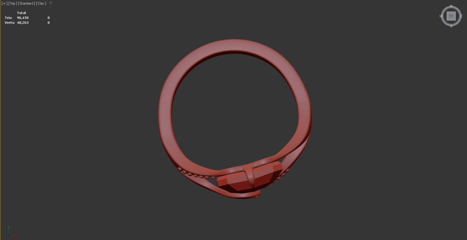 3D model of a ring 3D print model_1
