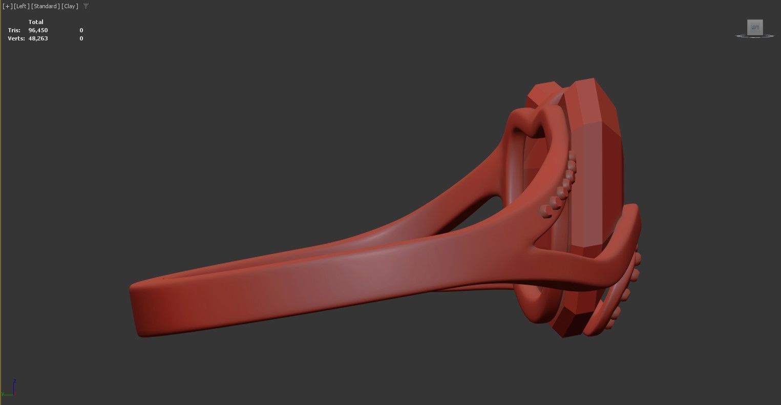 3D model of a ring 3D print model_2