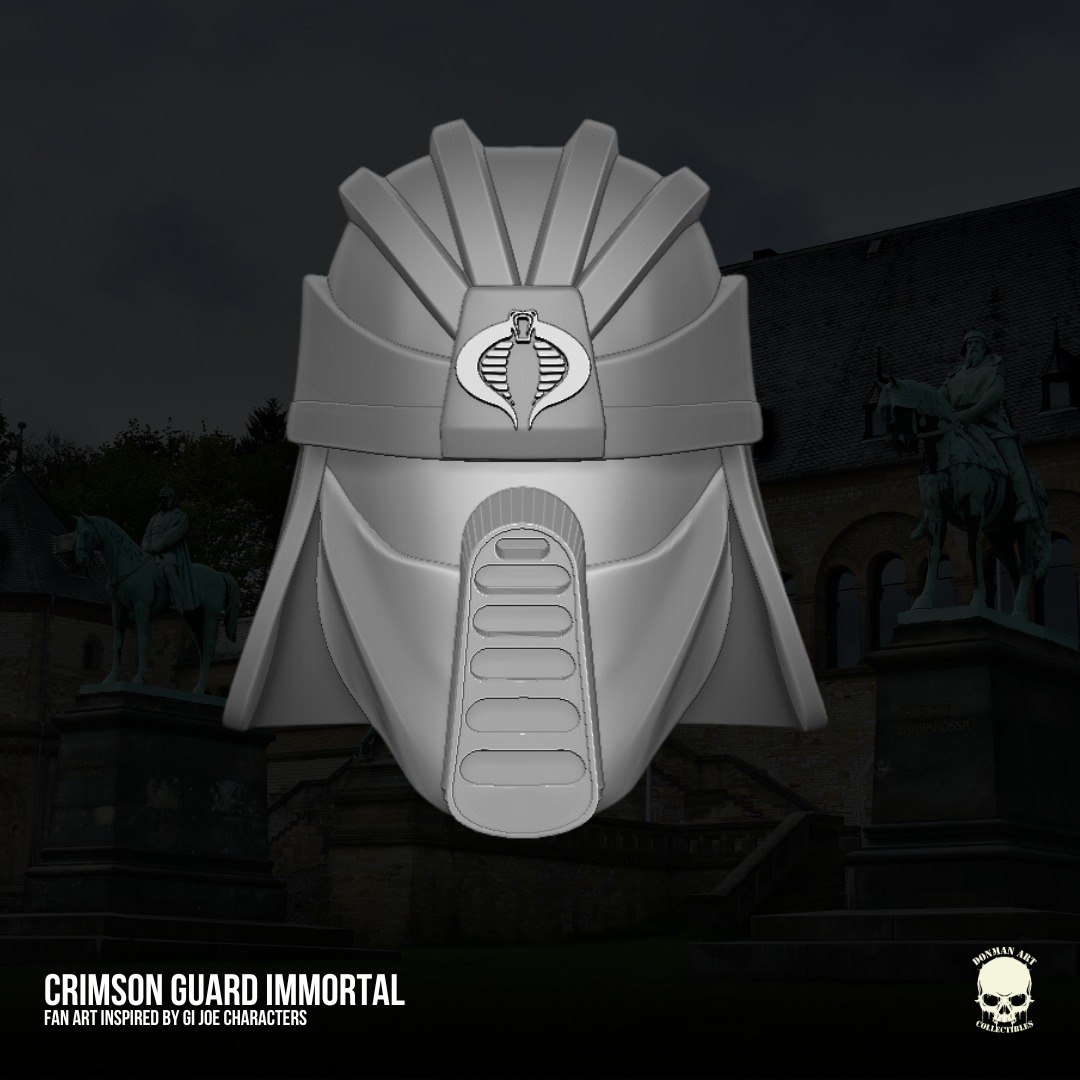 Crimson Inmortal GIJoe Fan Art 3D File For Action Figures 3D print model_14
