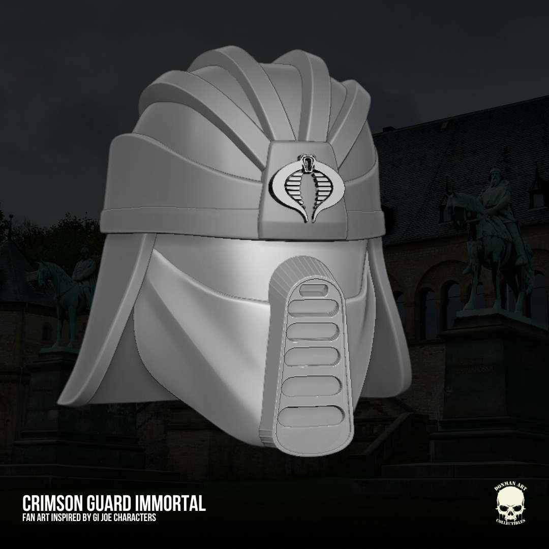 Crimson Inmortal GIJoe Fan Art 3D File For Action Figures 3D print model_21