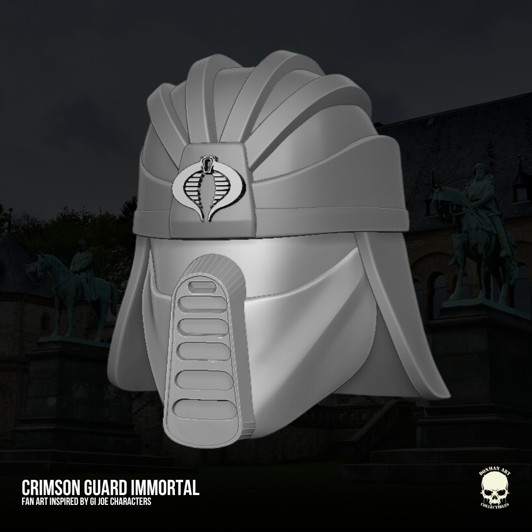 Crimson Inmortal GIJoe Fan Art 3D File For Action Figures 3D print model_23