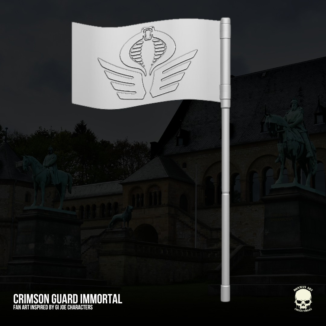 Crimson Inmortal GIJoe Fan Art 3D File For Action Figures 3D print model_19