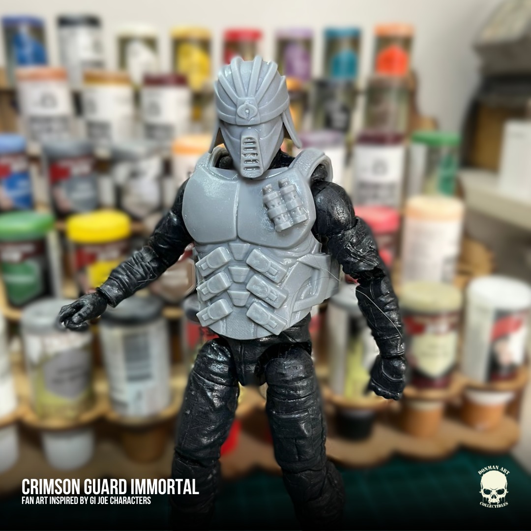 Crimson Inmortal GIJoe Fan Art 3D File For Action Figures 3D print model_12