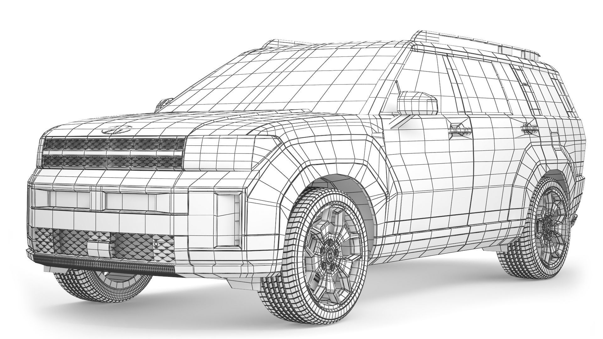 Hyundai Santa Fe 2024 3D model_8