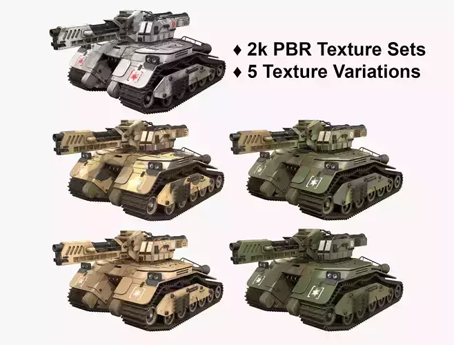 Tank Concept - 3  3D Model Collection