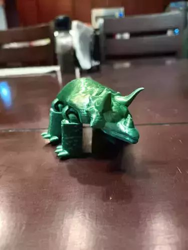 Triceratops - flexi fidget toy 3D print model