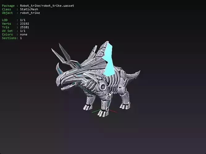 Three for the Price of One Triceratops  ARK Survival  3D print model
