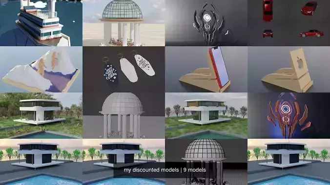 my discounted models 3D Model Collection