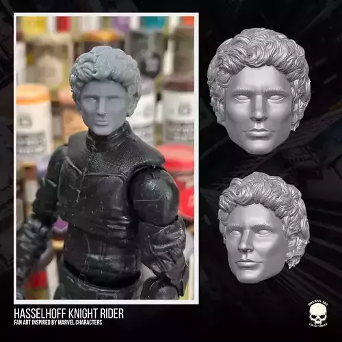 Knigh Rider Fan Art 3D printable Files For Action Figures 3D print model