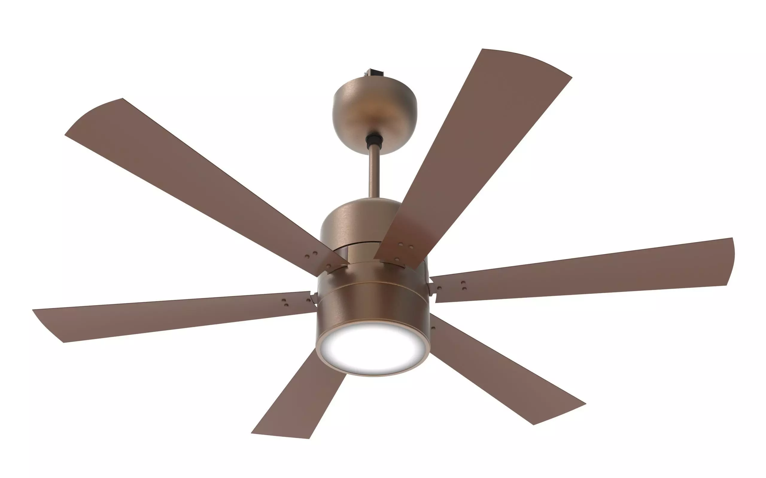 Ceiling Fan Low-poly 3D model_0