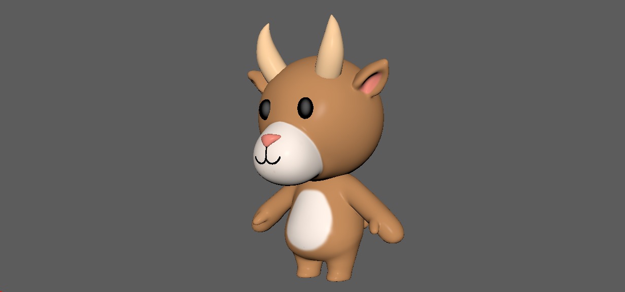 Cartoon 3D Animal Pack Vol 02 Low-poly 3D model Low-poly 3D model_9