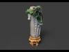 Chinese  jadelite cabbage figure  Low-poly 3D model_1