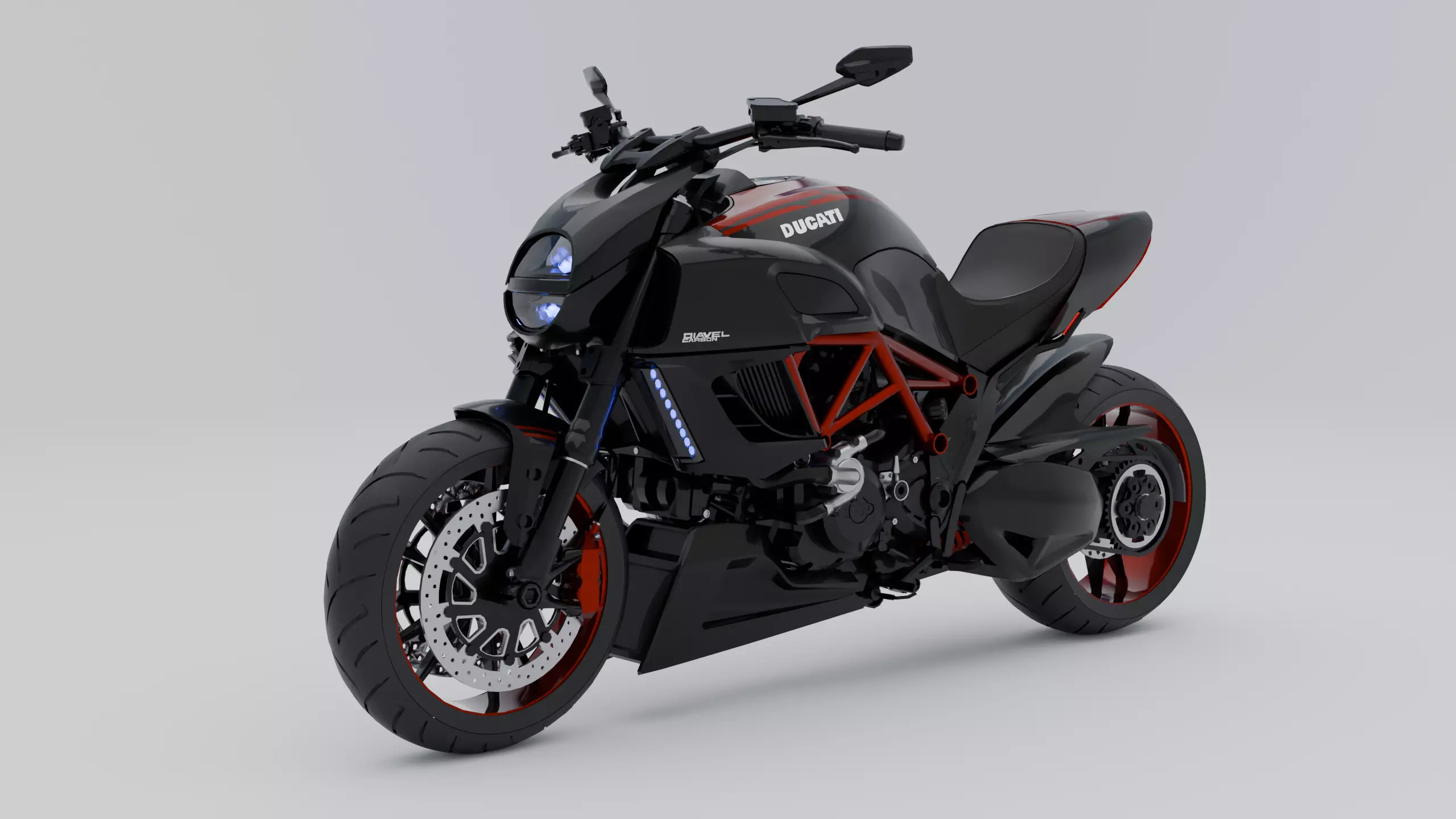 Ducati Diavel 3D model_0