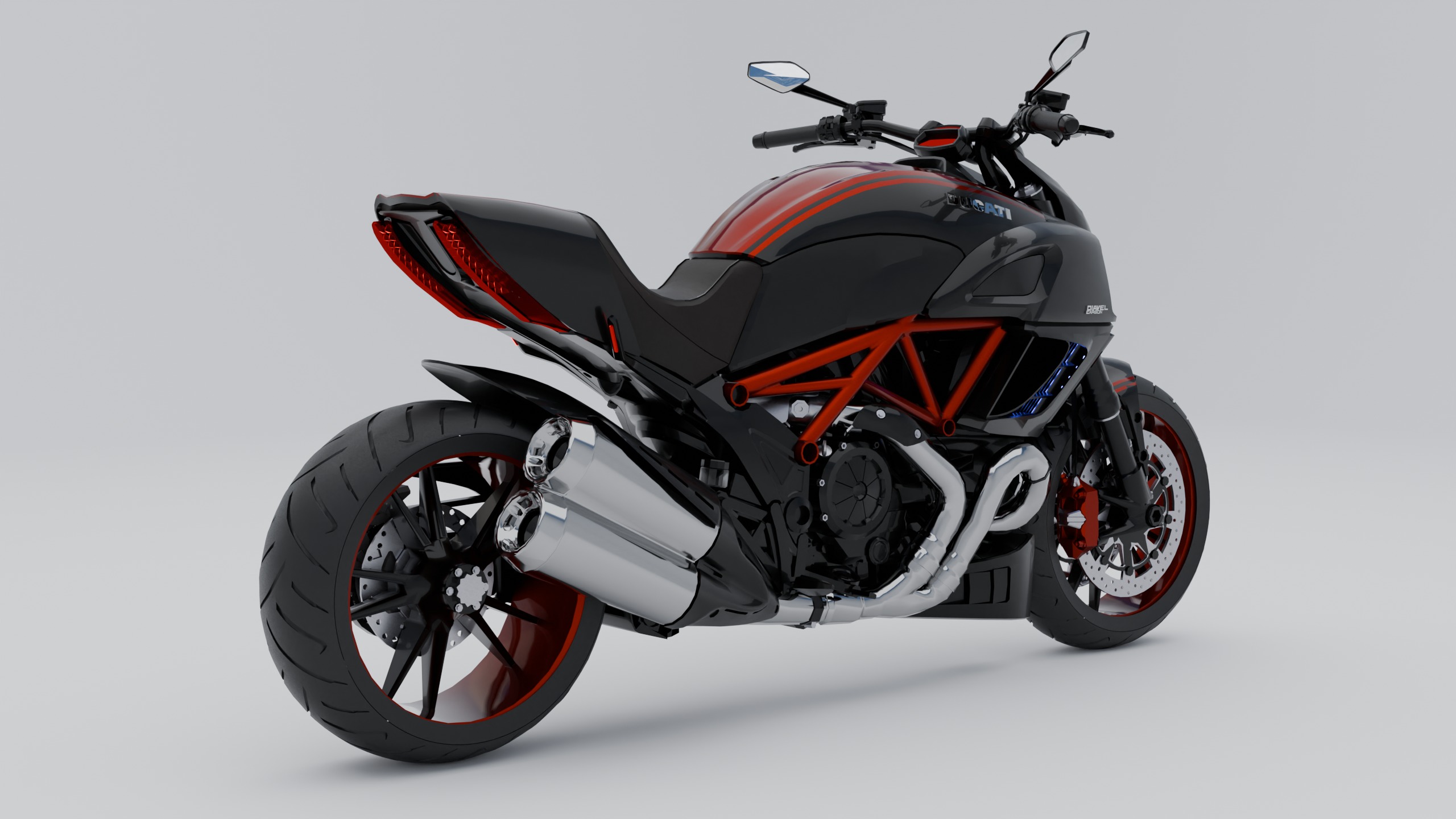 Ducati Diavel 3D model_3