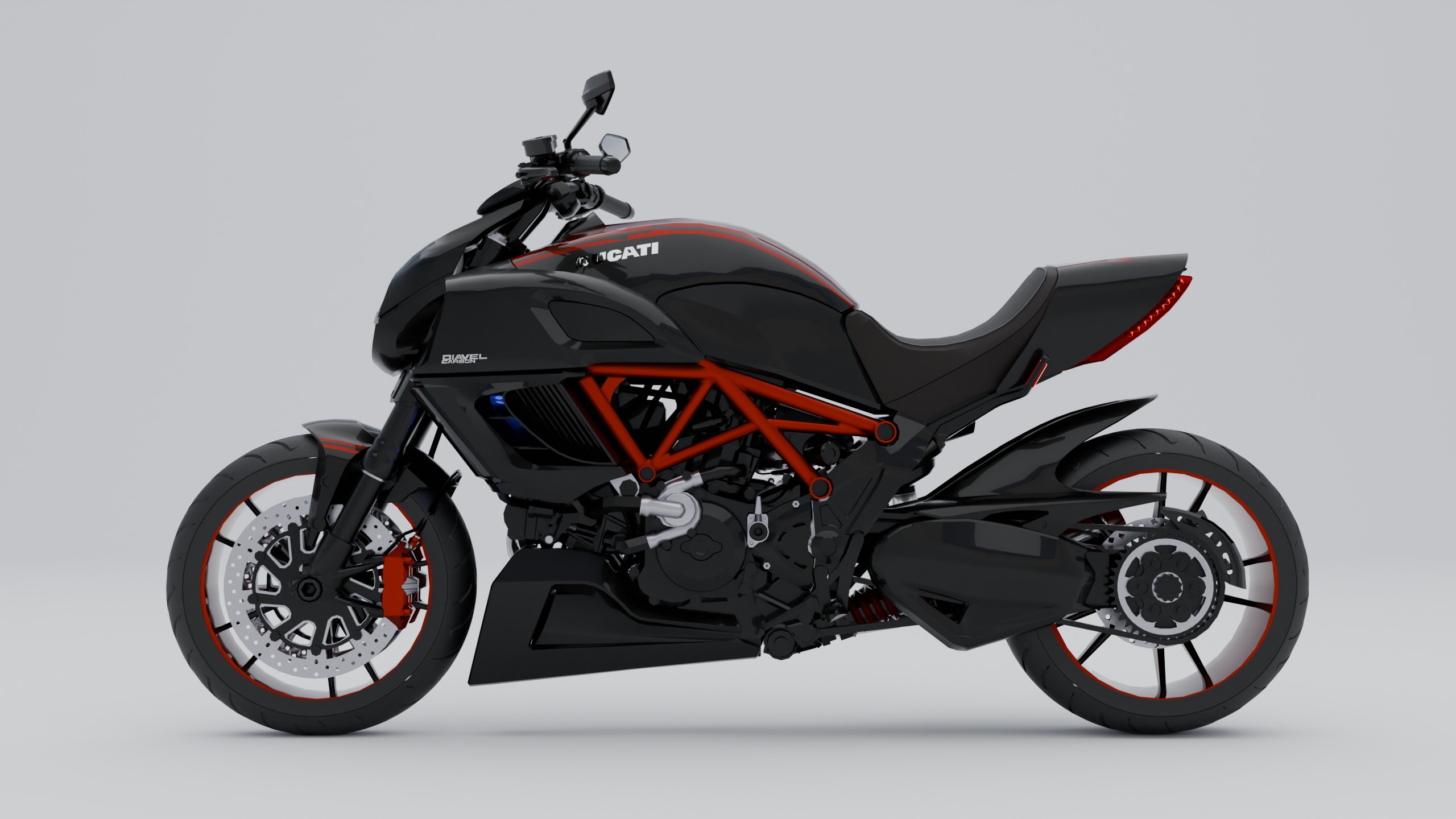 Ducati Diavel 3D model_1