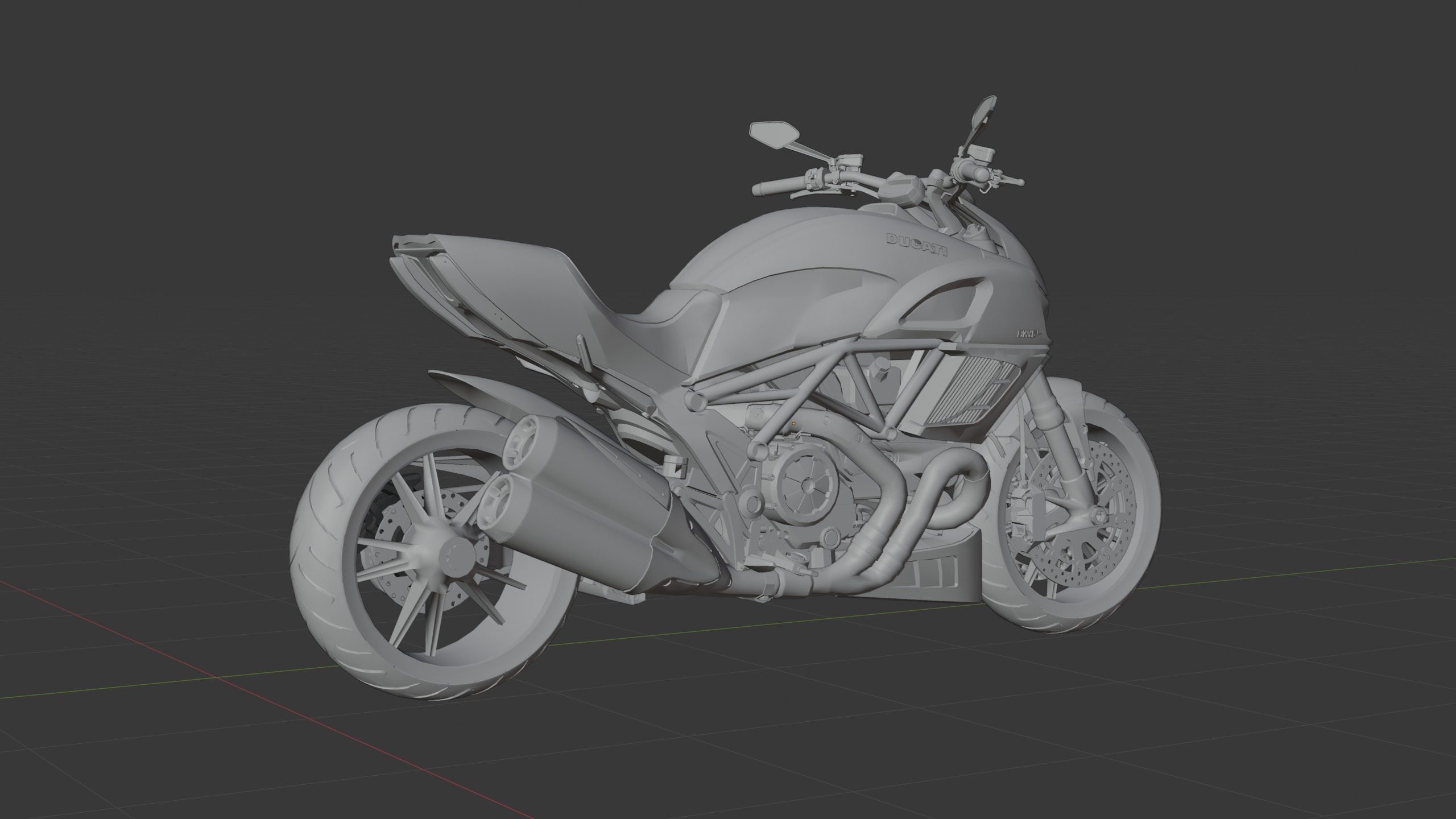 Ducati Diavel 3D model_8