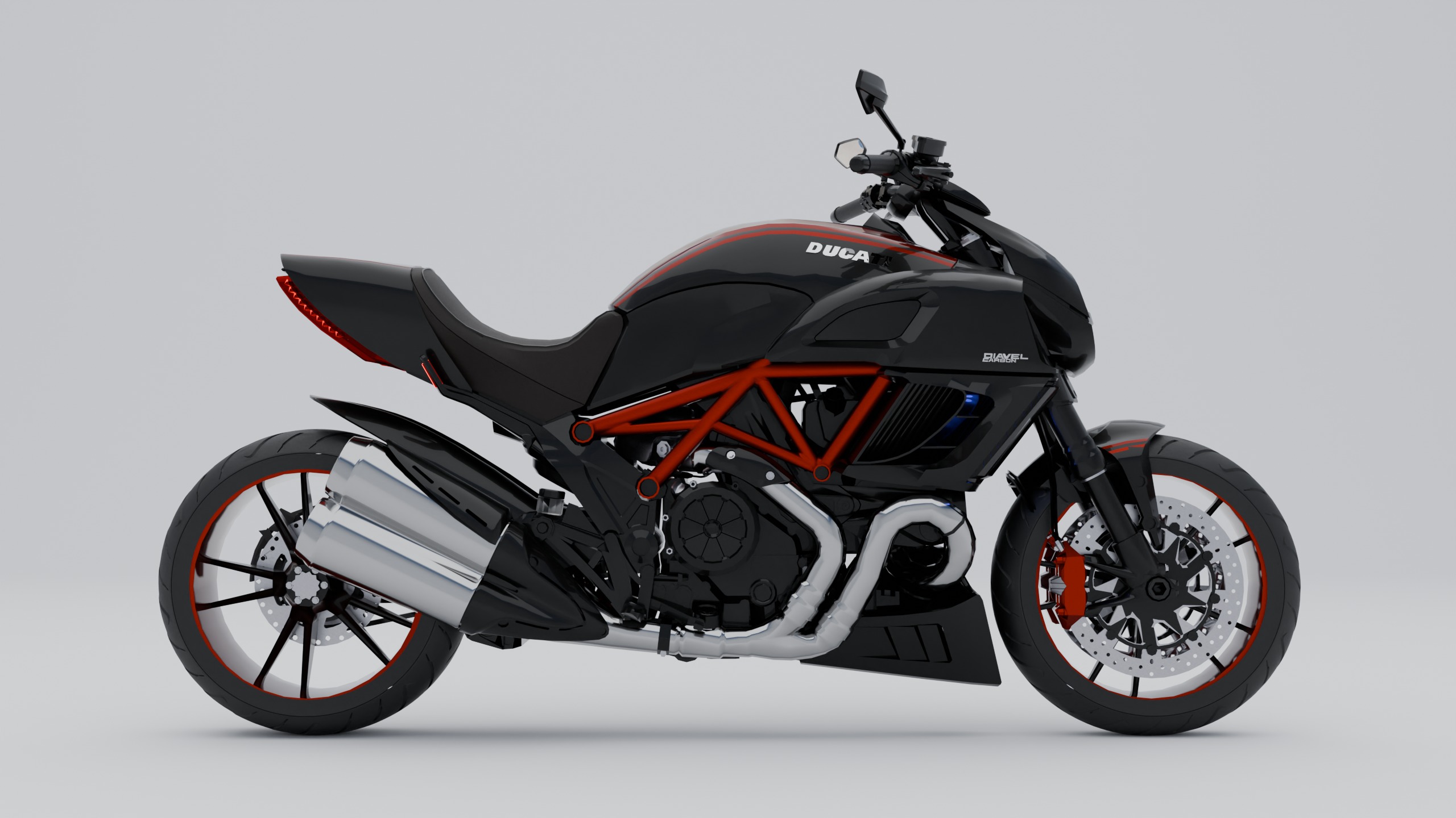 Ducati Diavel 3D model_2