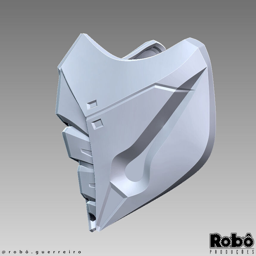 Sub-Zero Injustice 2 Great Master Assassin Mask - Cosplay 3D print model_7