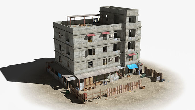 25 Slum Collection 3D Model Pack 5