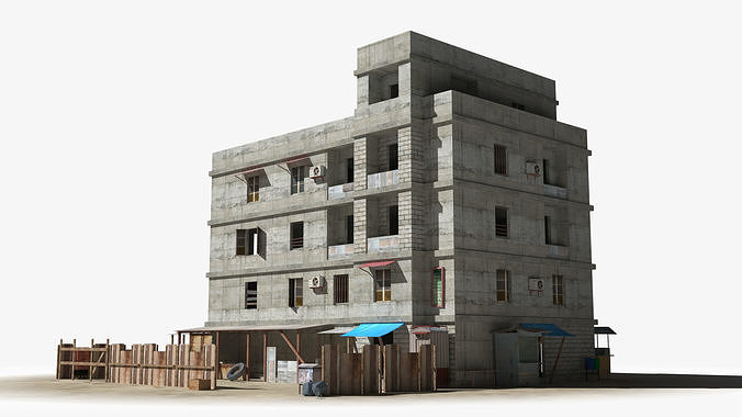 25 Slum Collection 3D Model Pack 4