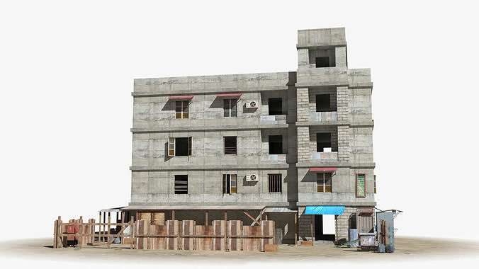 25 Slum Collection 3D Model Pack 3