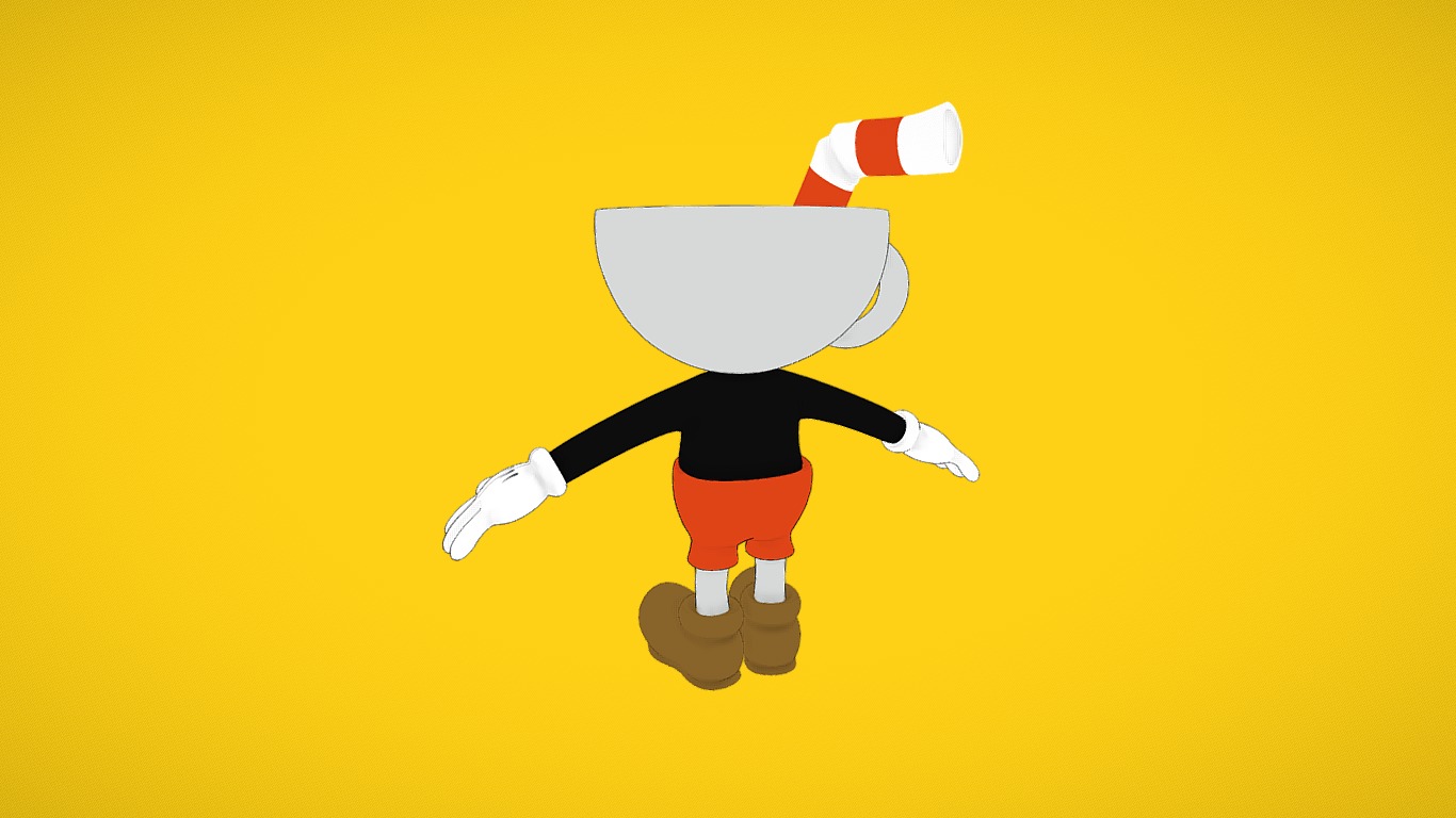 Cuphead 3D model_1