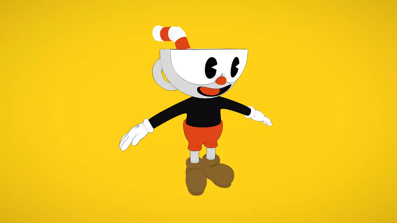 Cuphead 3D model_0