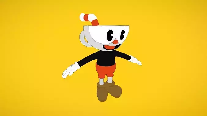 Cuphead 3D model