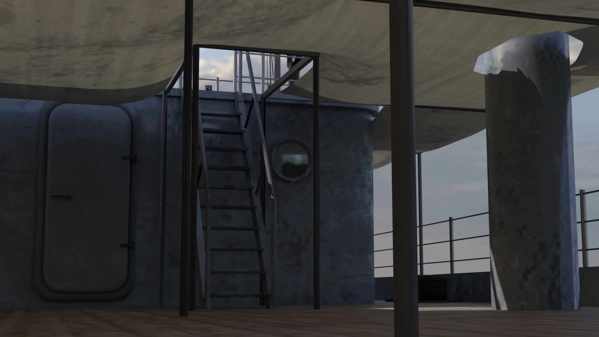 USS Cyclops - AC-4 - Collier Ship 3D model_51