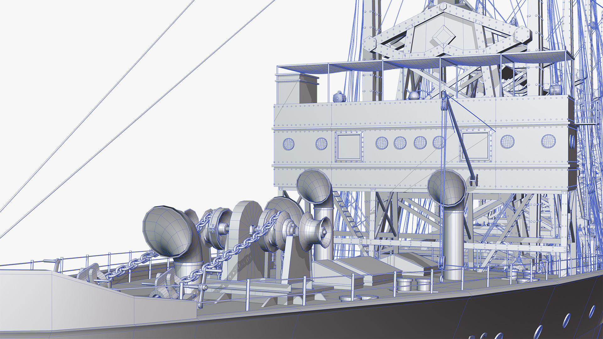 USS Cyclops - AC-4 - Collier Ship 3D model_19